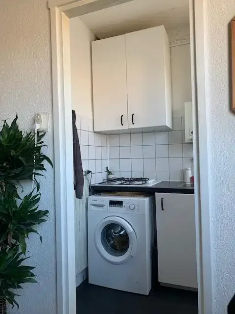 geblurde versie van de foto als achtergrond