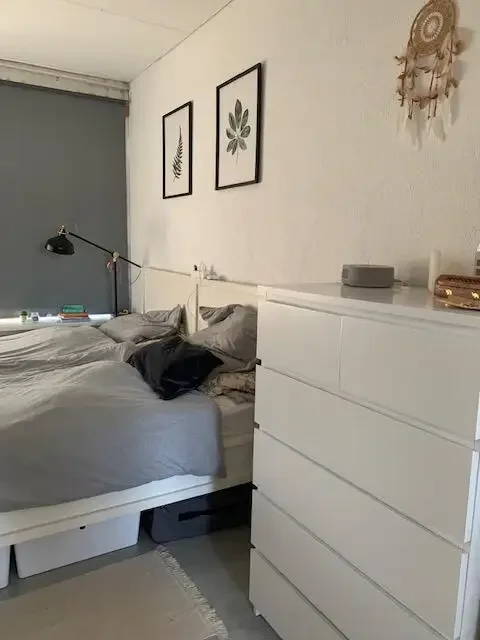 geblurde versie van de foto als achtergrond