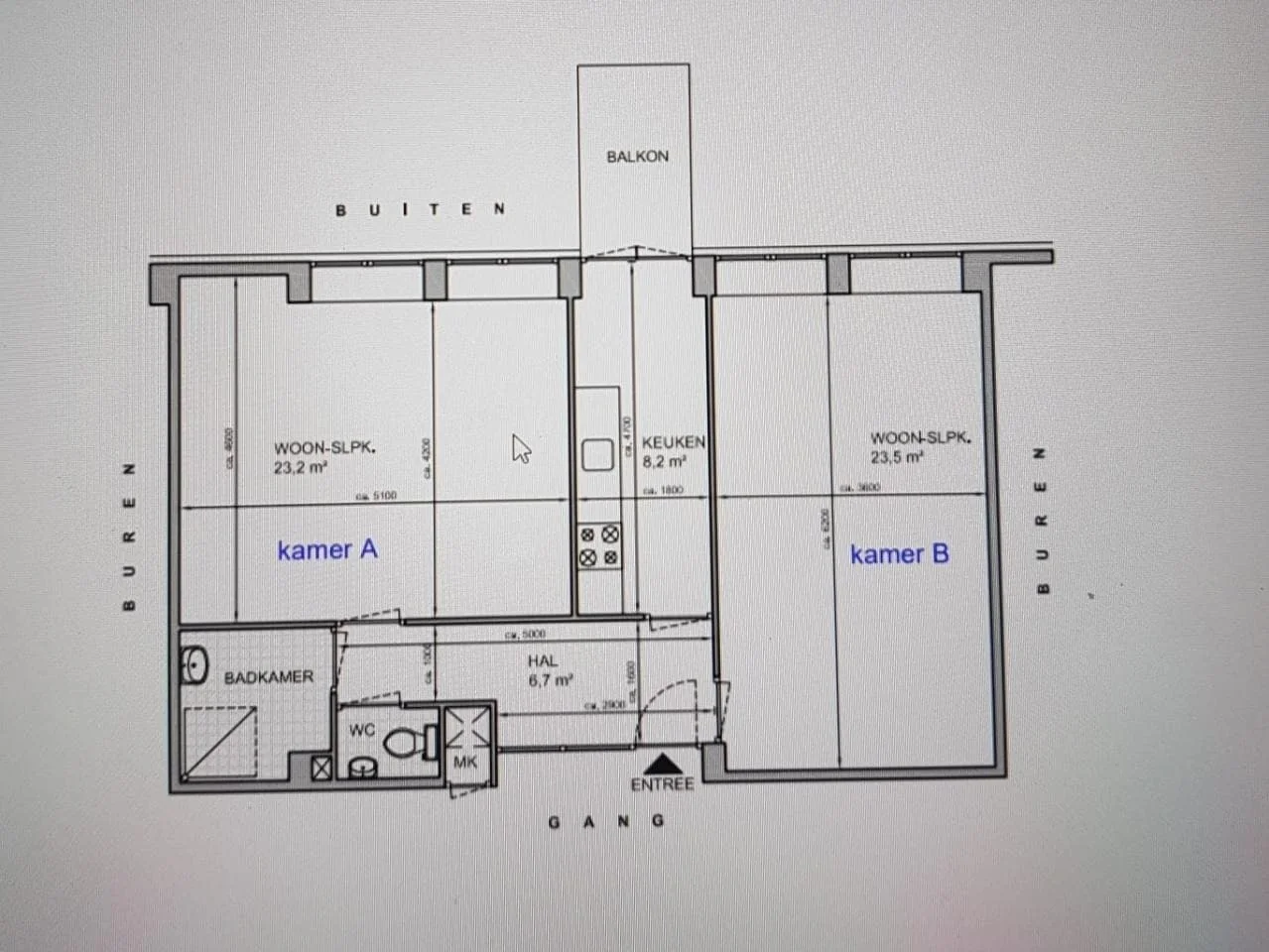 Foto van de Kamer gelegen aan de Westplantsoen in Delft