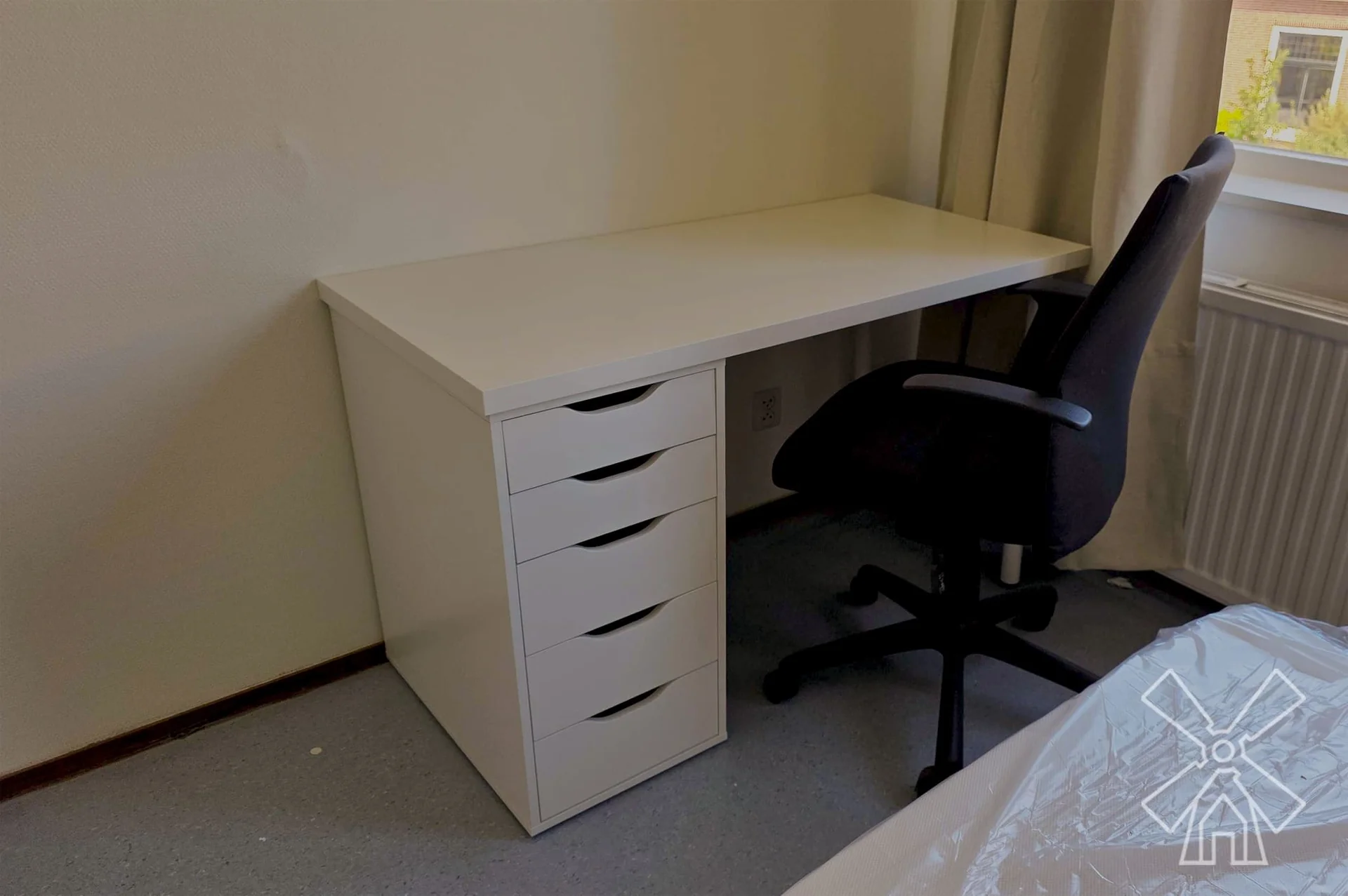 Foto van de Kamer gelegen aan de Buitenwatersloot in Delft