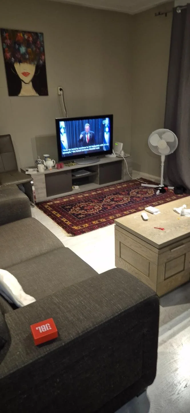 geblurde versie van de foto als achtergrond