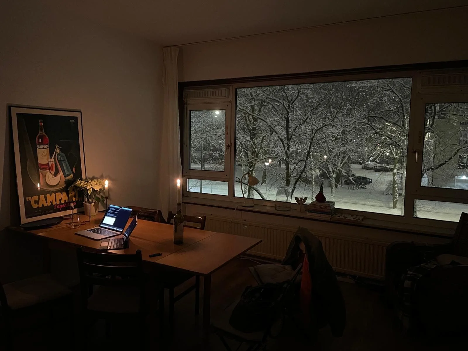 geblurde versie van de foto als achtergrond