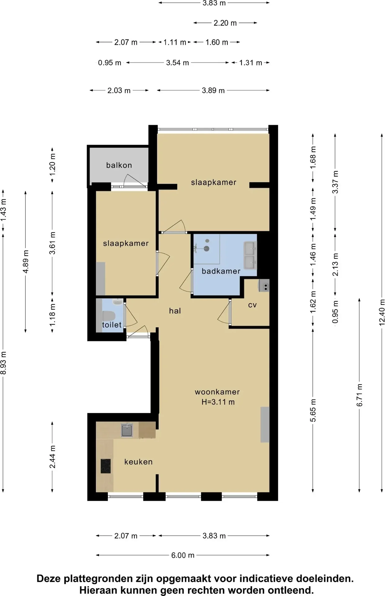 Foto van de Appartement gelegen aan de Koningin Emmakade in Den Haag