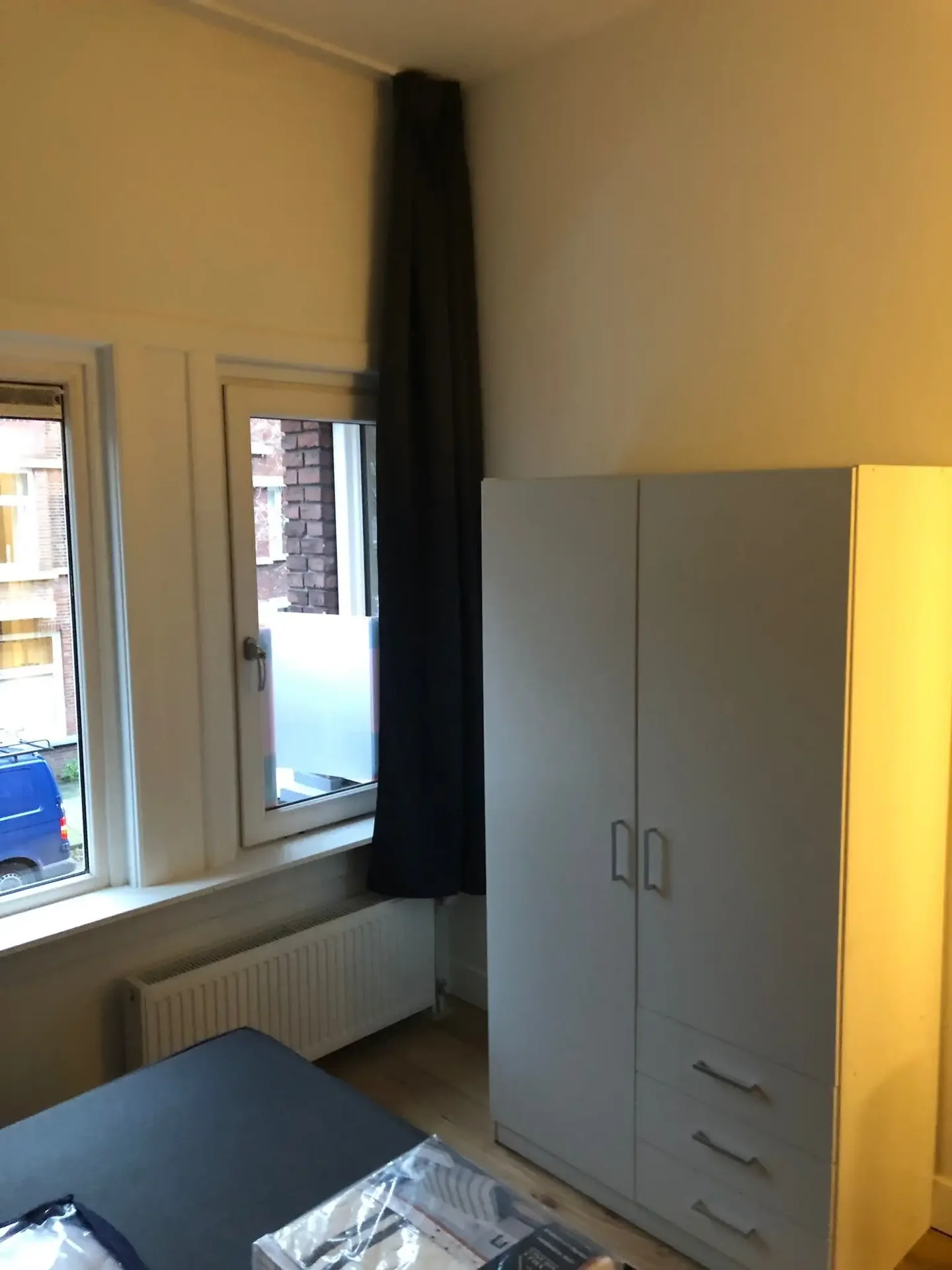 geblurde versie van de foto als achtergrond