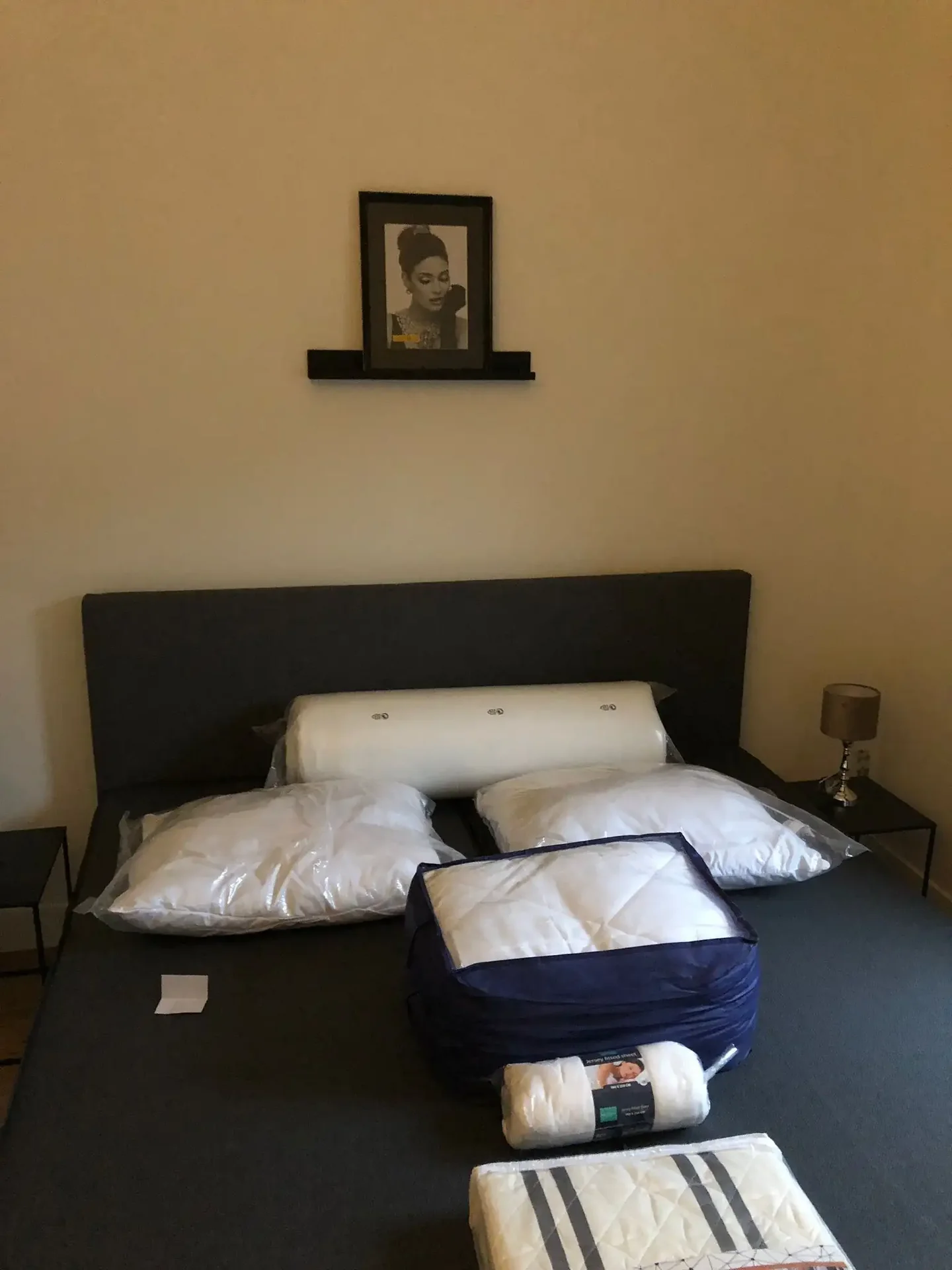 geblurde versie van de foto als achtergrond