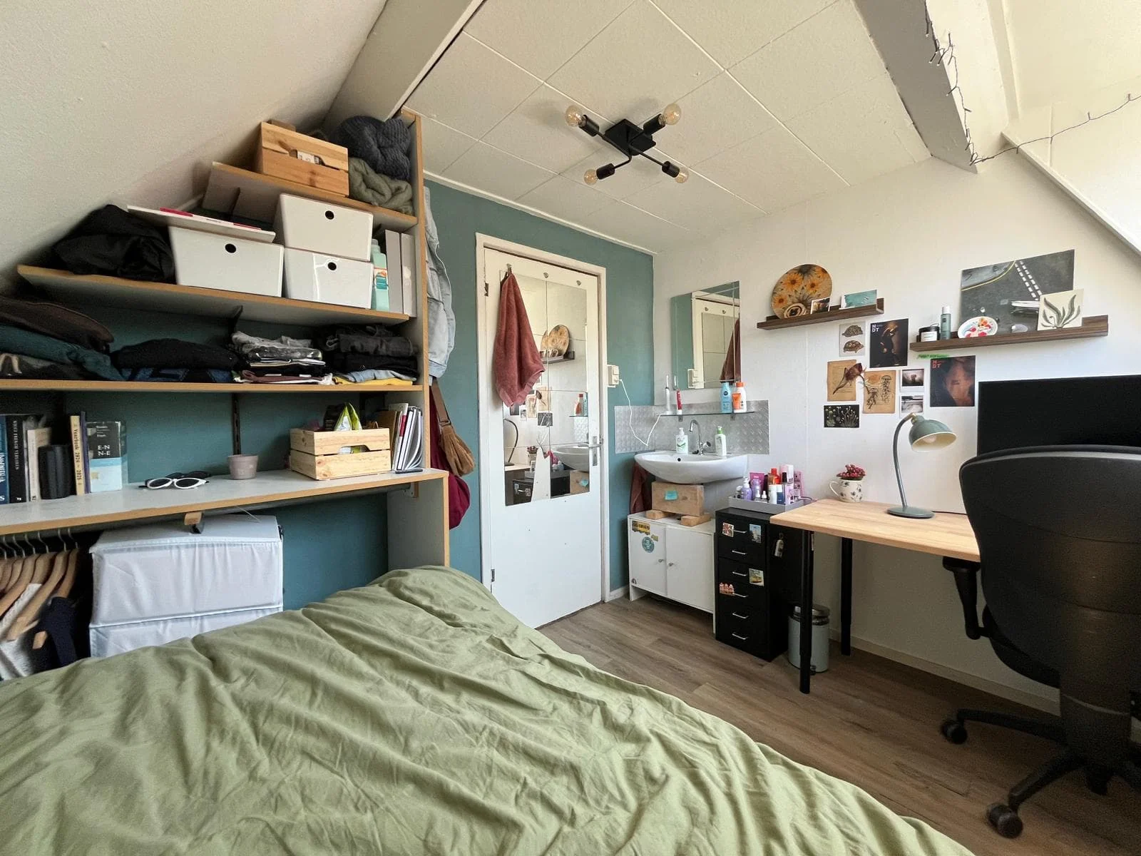 Foto van de Kamer gelegen aan de Achterom in Delft