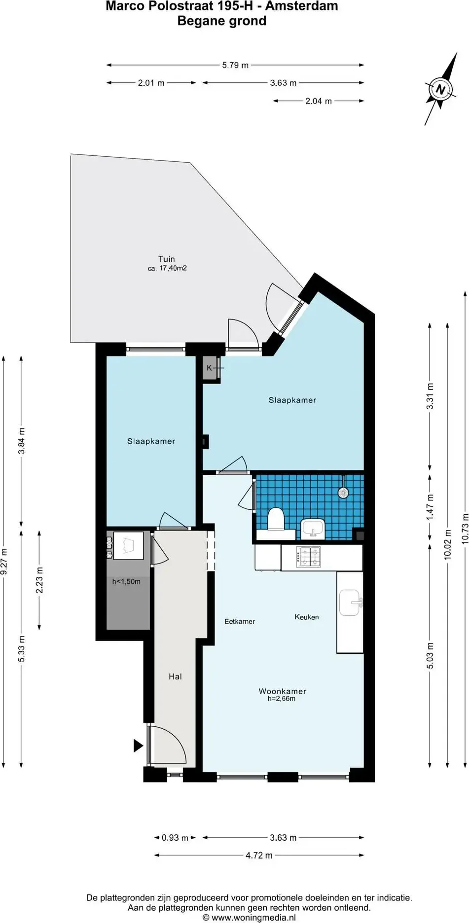 Foto van de Appartement gelegen aan de Marco Polostraat in Amsterdam