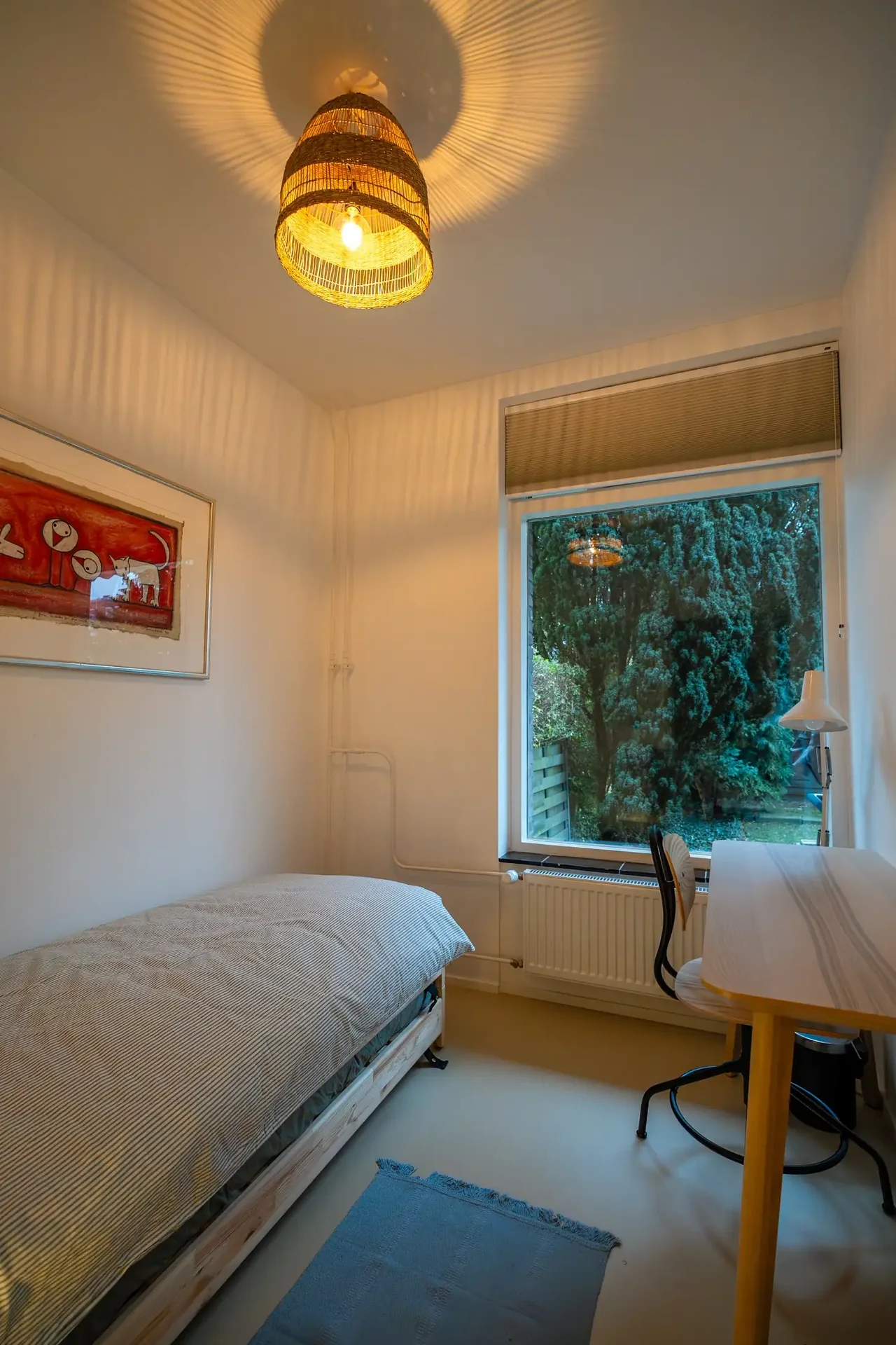 geblurde versie van de foto als achtergrond