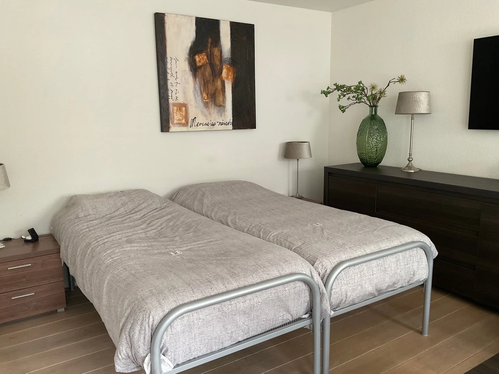 geblurde versie van de foto als achtergrond