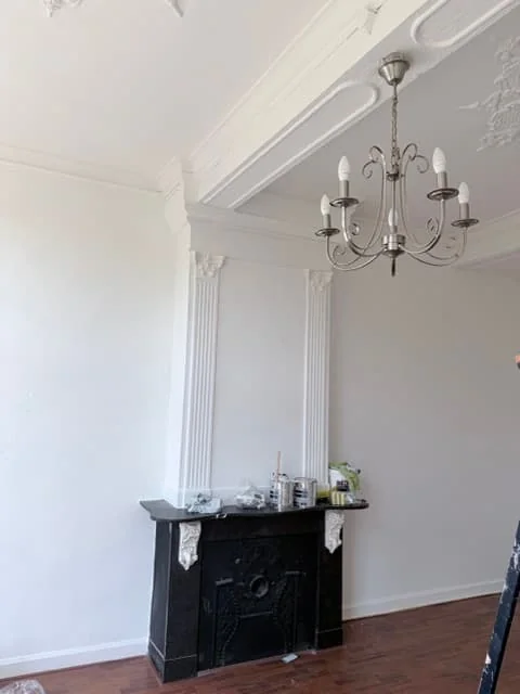 geblurde versie van de foto als achtergrond