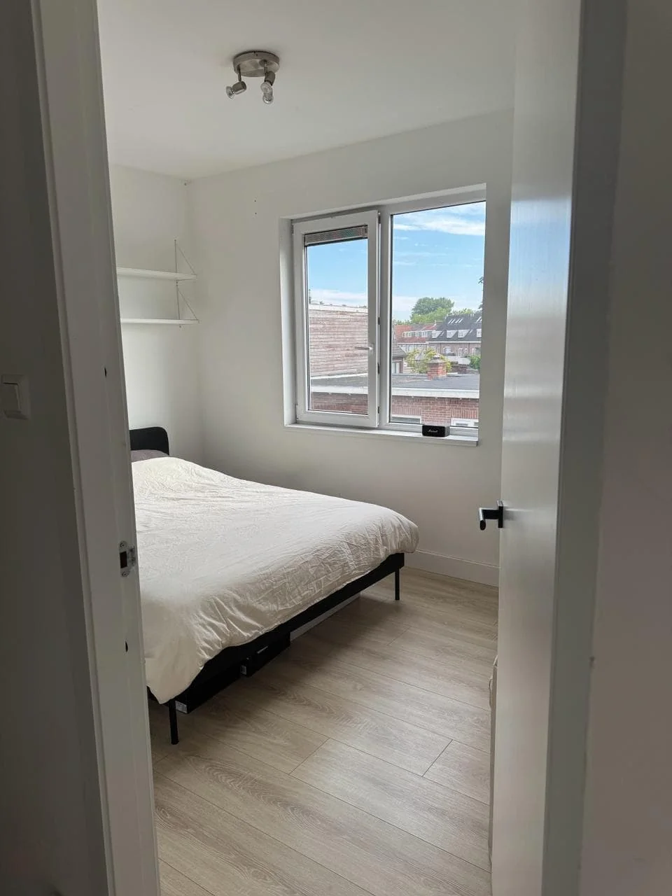 geblurde versie van de foto als achtergrond