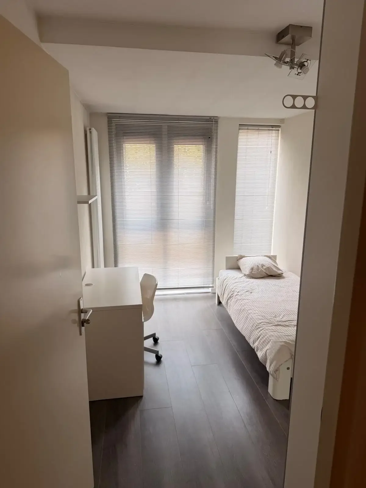 geblurde versie van de foto als achtergrond
