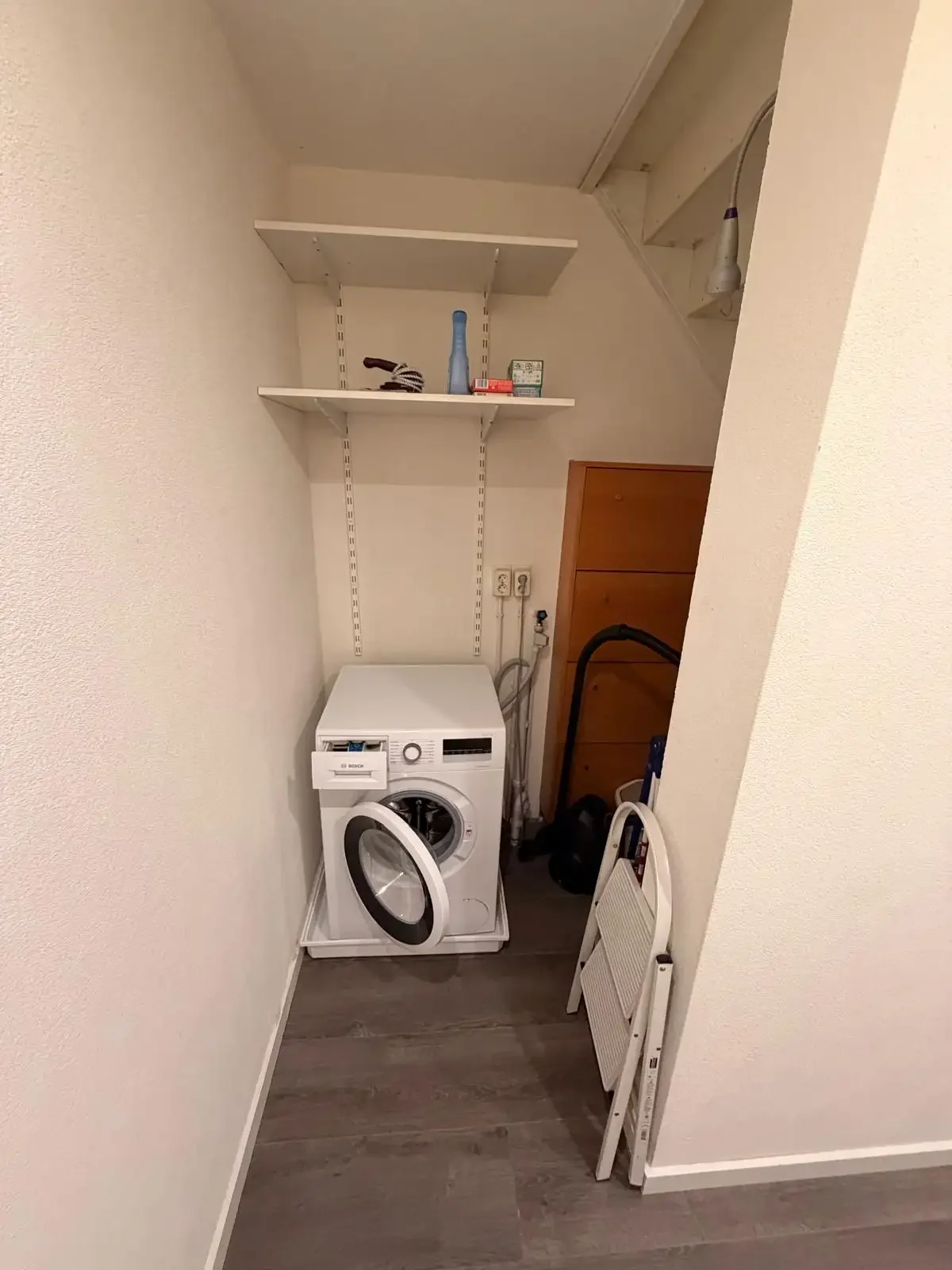 geblurde versie van de foto als achtergrond