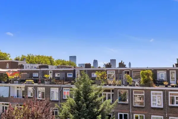 geblurde versie van de foto als achtergrond