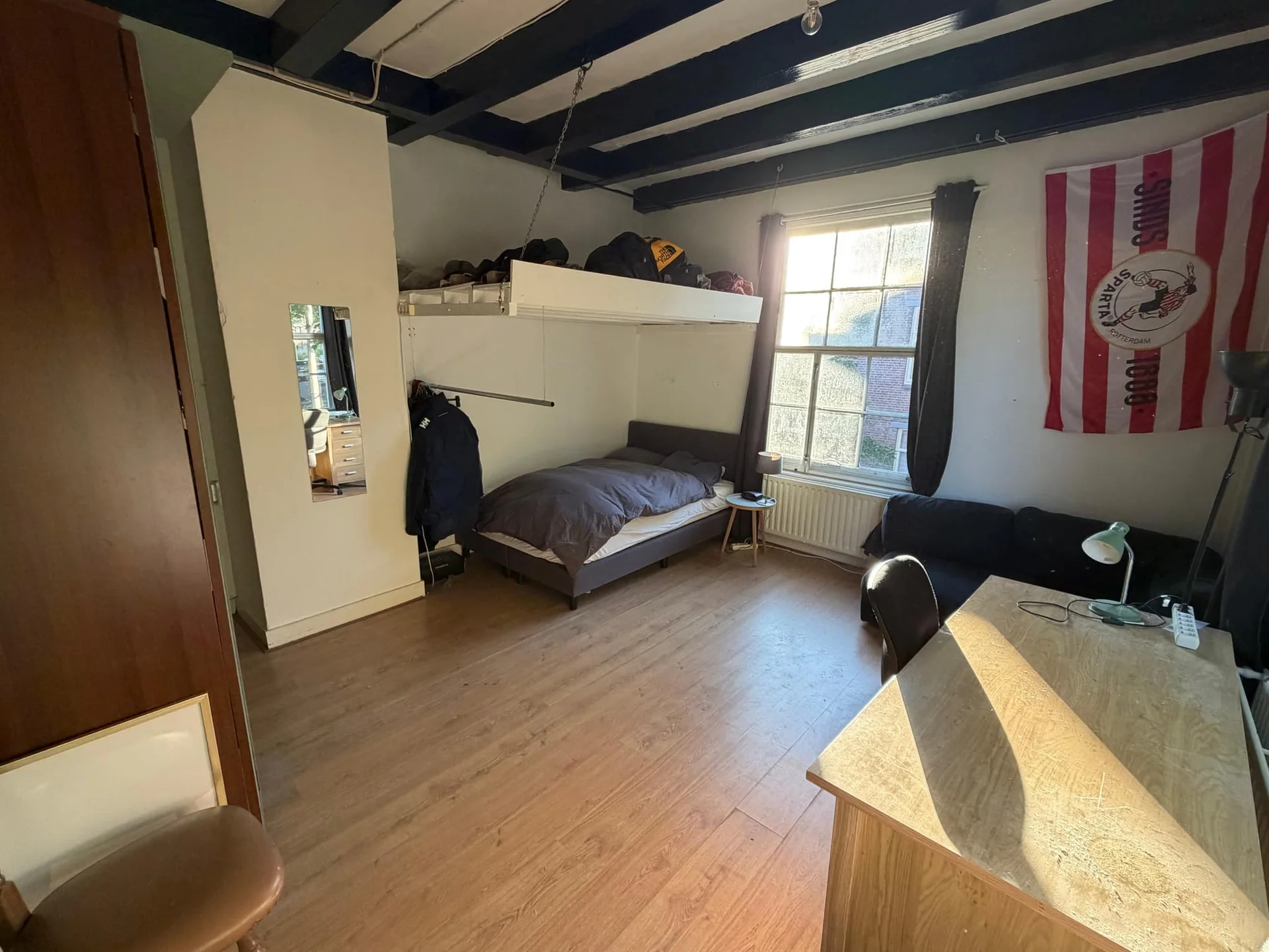 Foto van de Kamer gelegen aan de Paardenmarkt in Delft