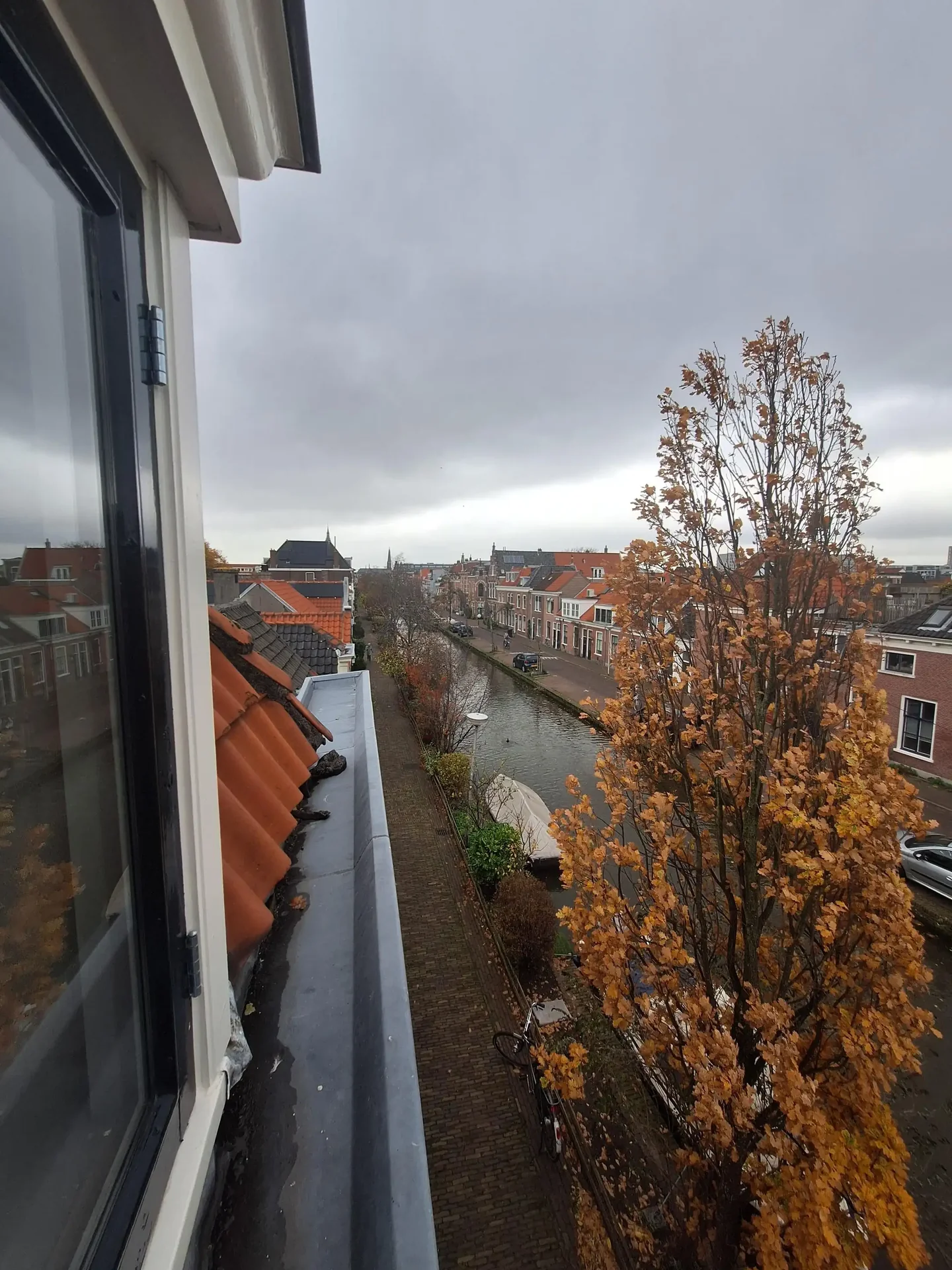 geblurde versie van de foto als achtergrond