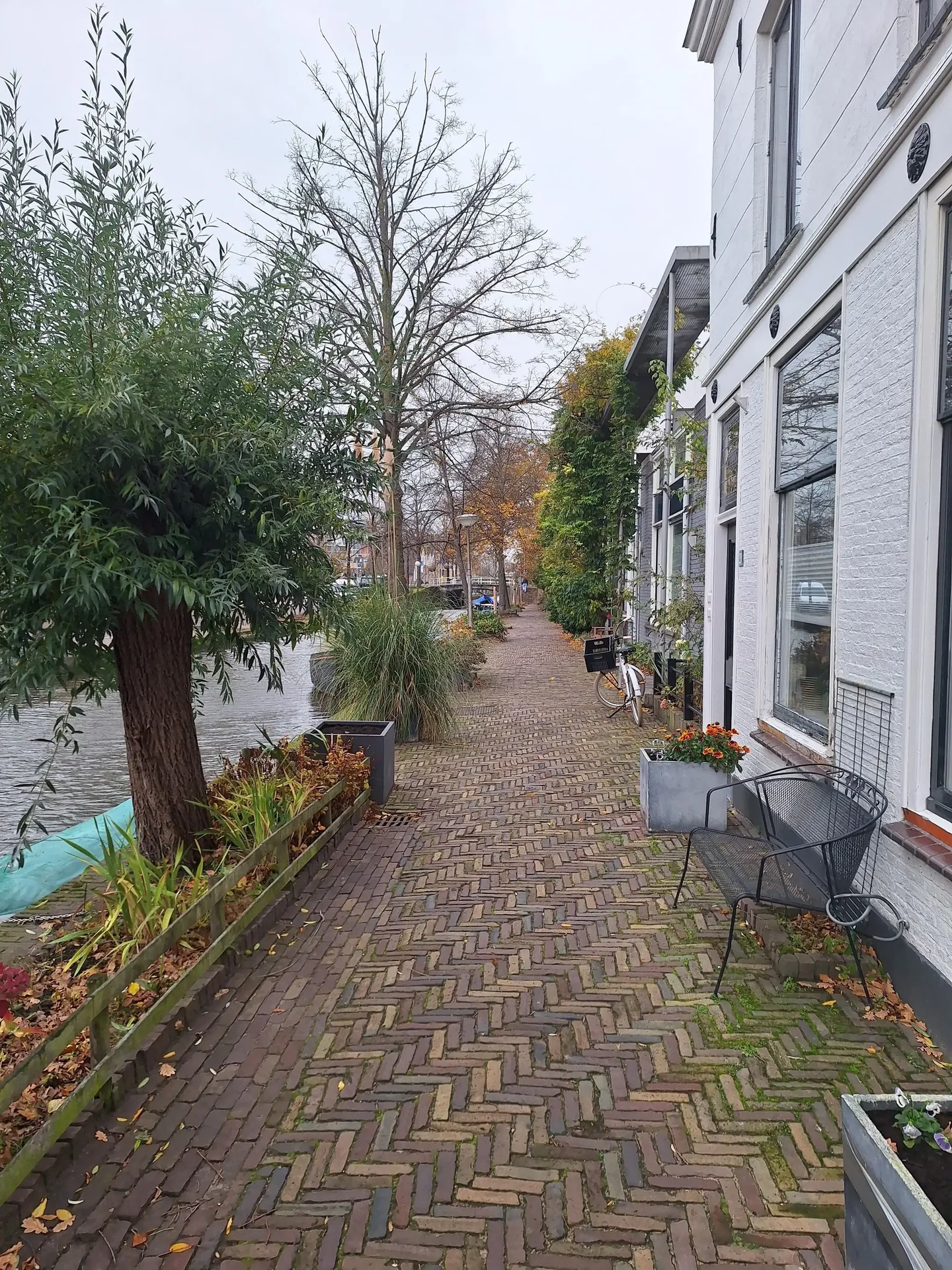 geblurde versie van de foto als achtergrond