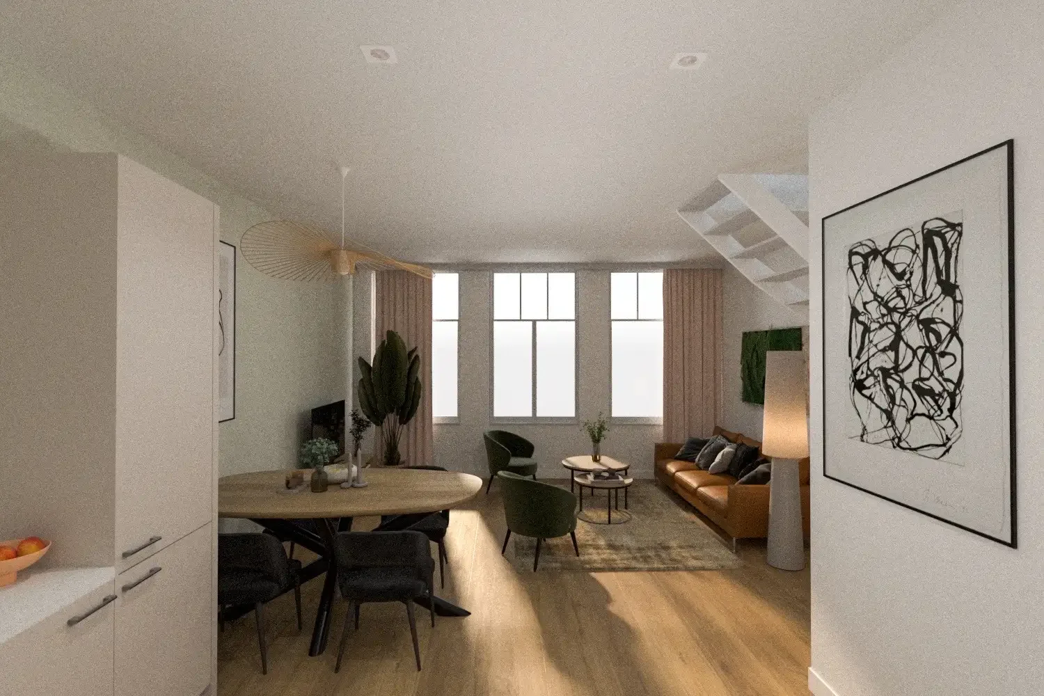 Foto van de Appartement gelegen aan de Van Hattumstraat in Zwolle