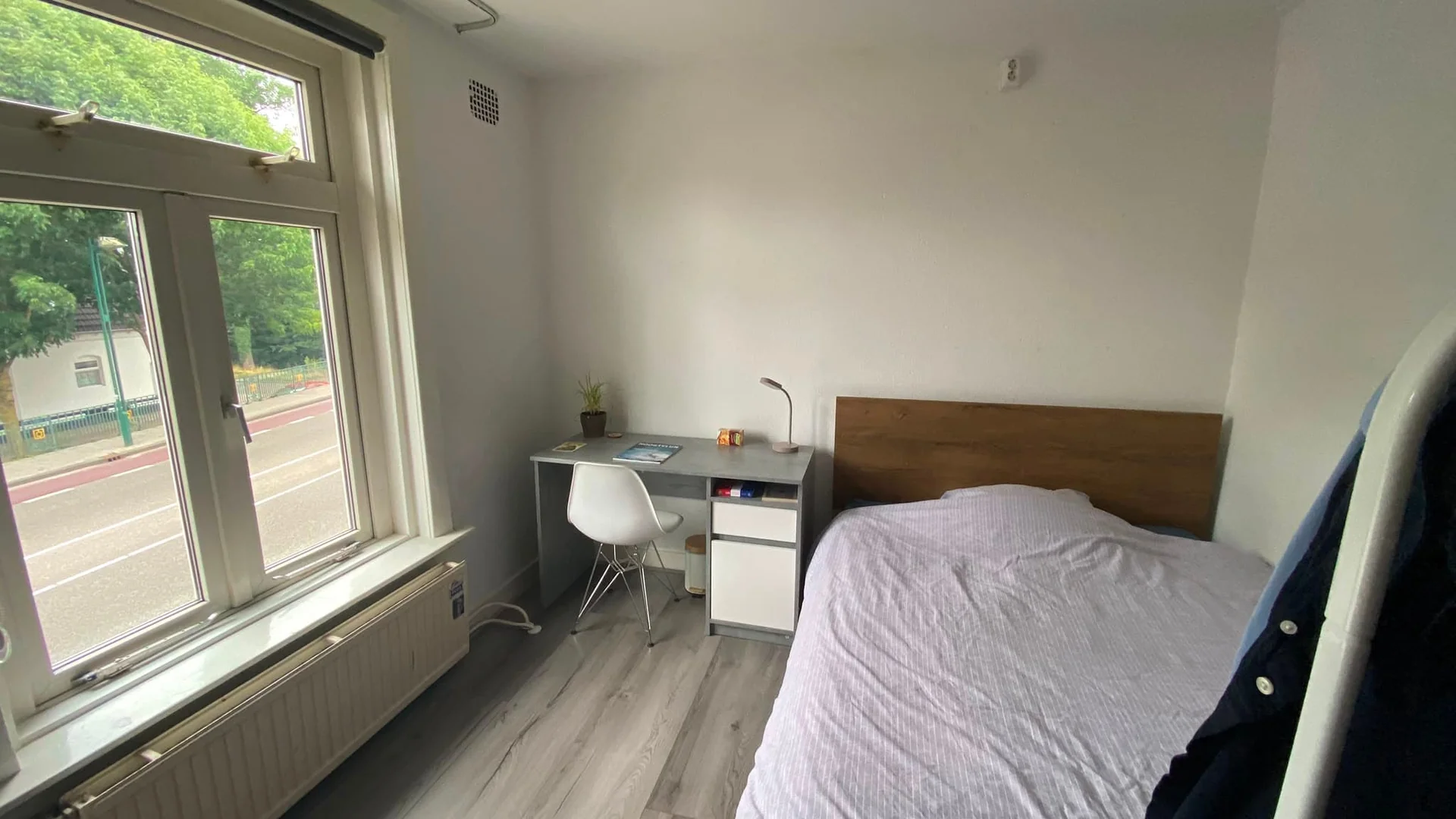 geblurde versie van de foto als achtergrond