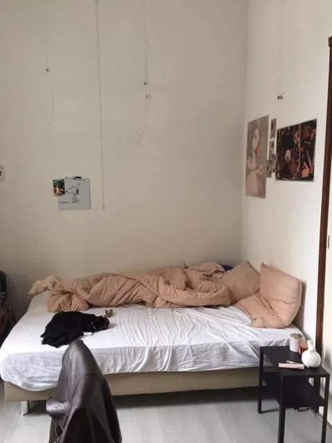 geblurde versie van de foto als achtergrond