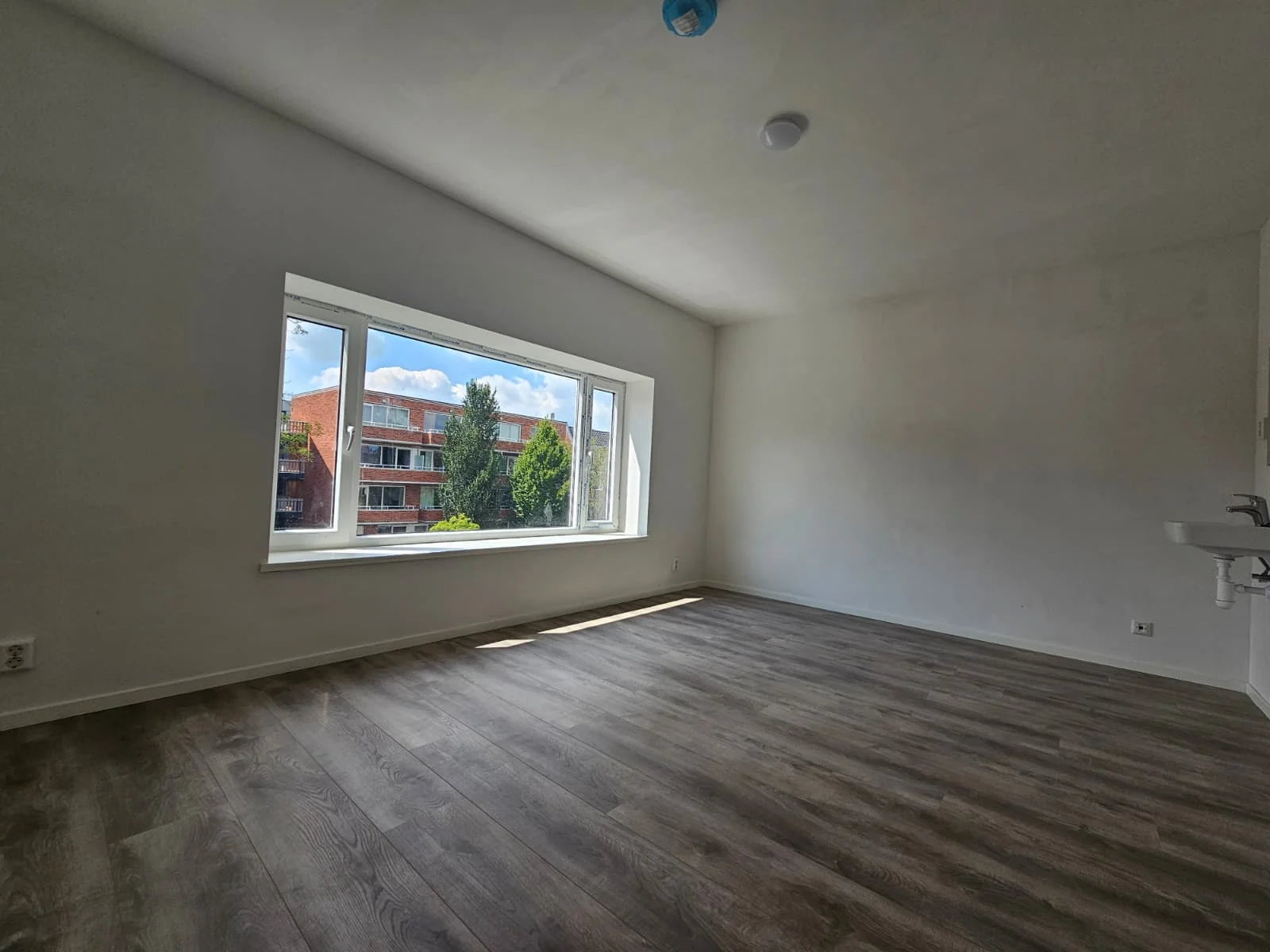geblurde versie van de foto als achtergrond