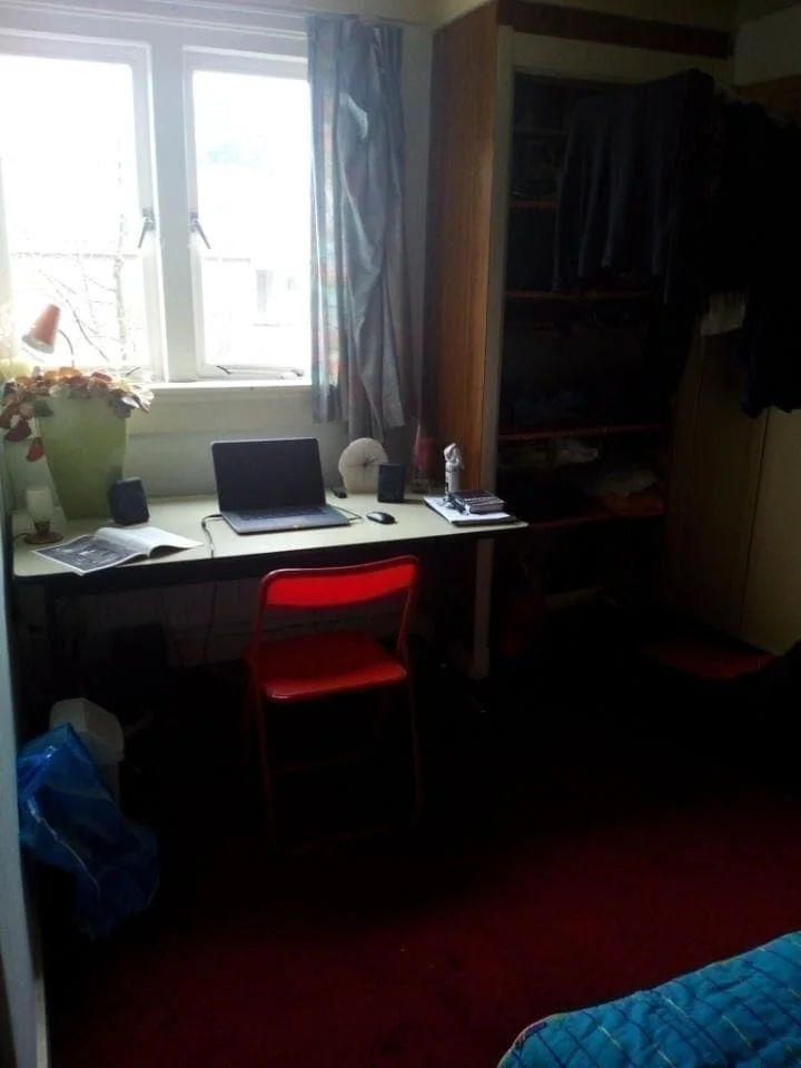 geblurde versie van de foto als achtergrond