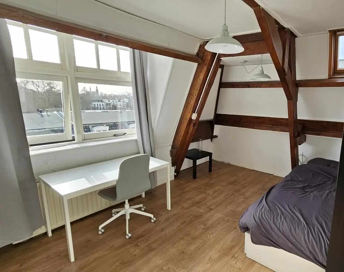 Foto van de Kamer gelegen aan de Nachtegaalstraat in Utrecht