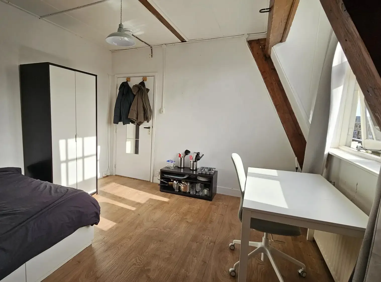 Foto van de Kamer gelegen aan de Nachtegaalstraat in Utrecht