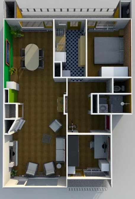 Foto van de Appartement gelegen aan de Splinterlaan in Leiderdorp