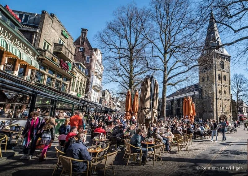geblurde versie van de foto als achtergrond