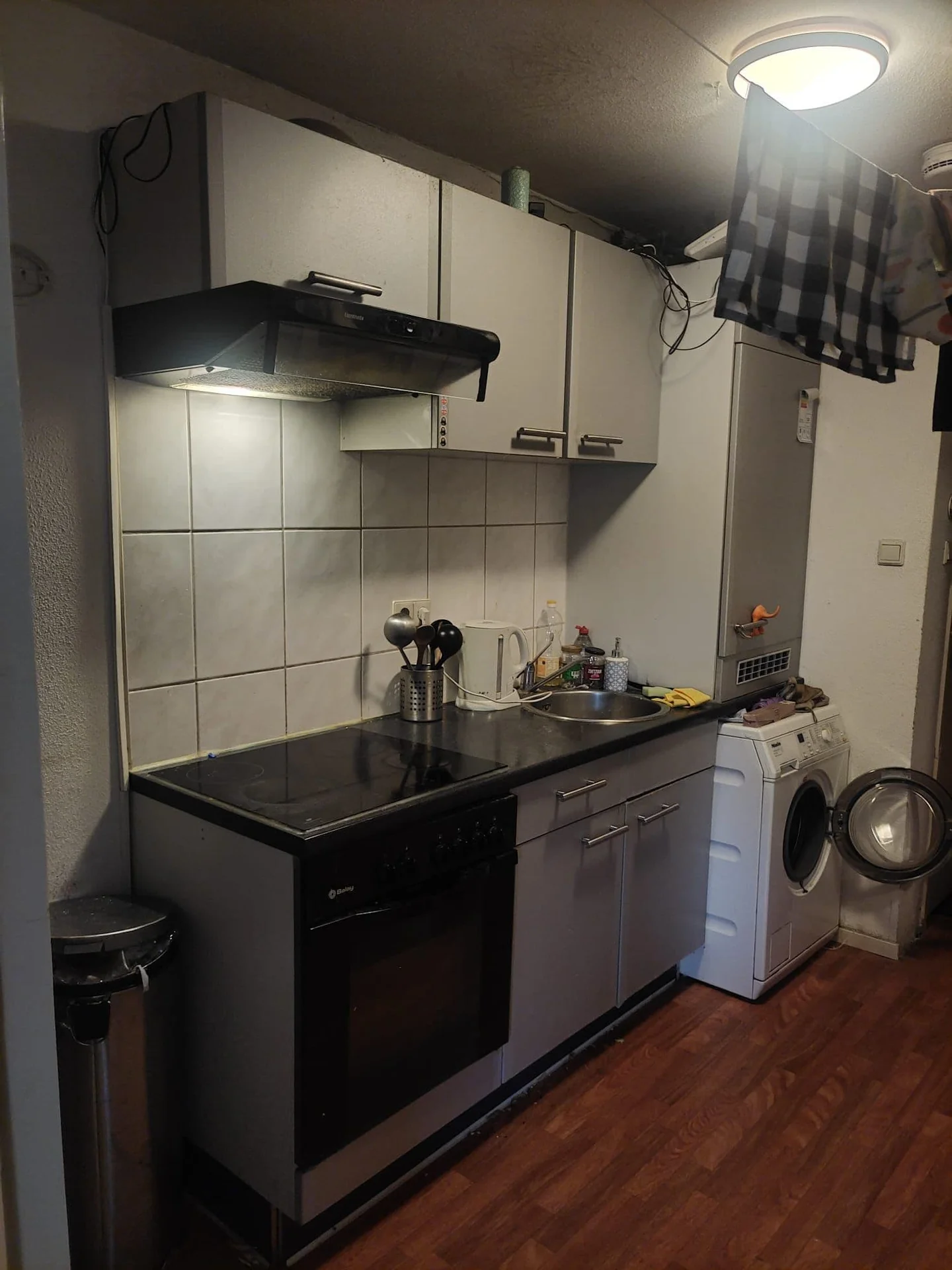 geblurde versie van de foto als achtergrond