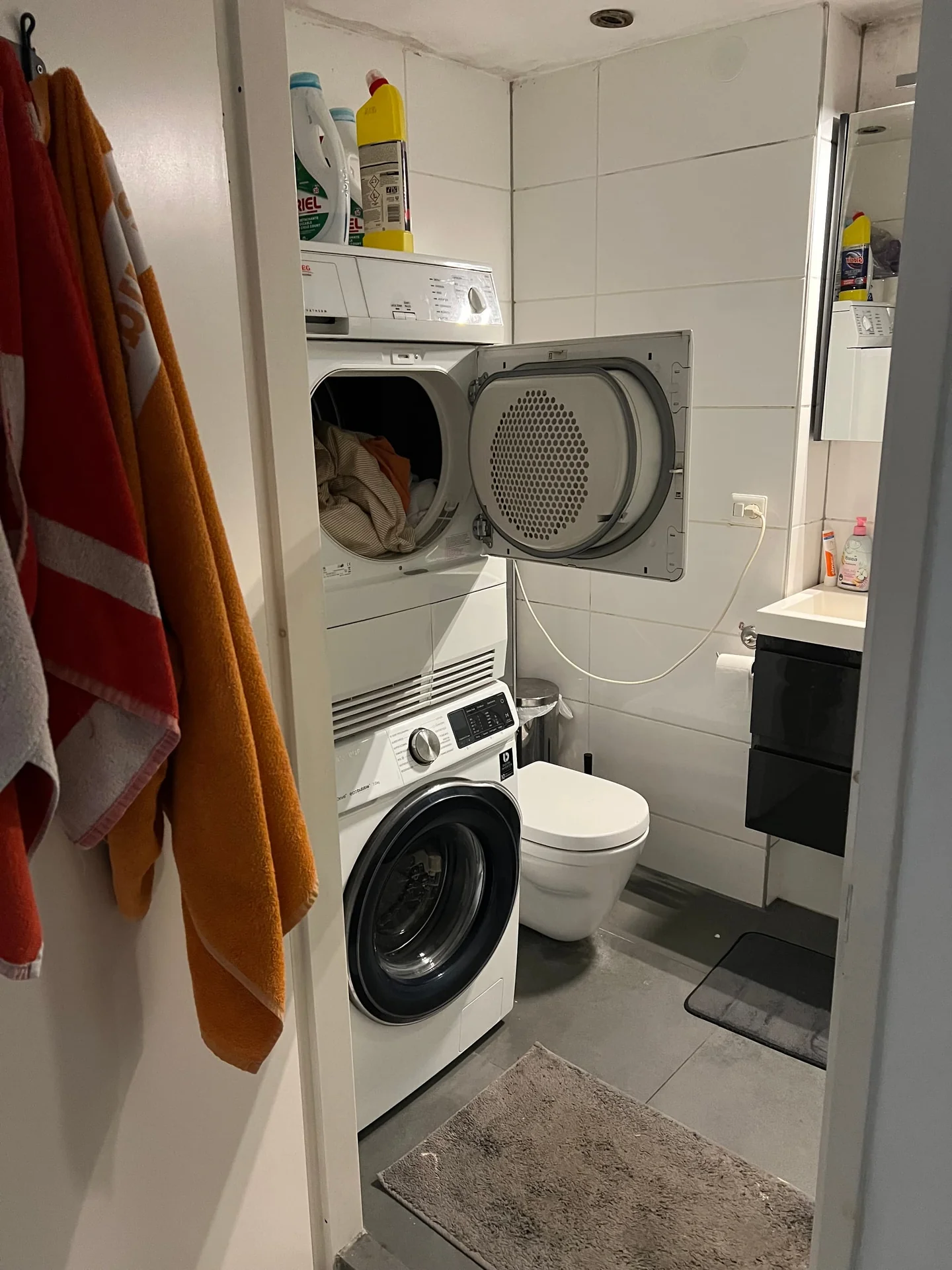 geblurde versie van de foto als achtergrond