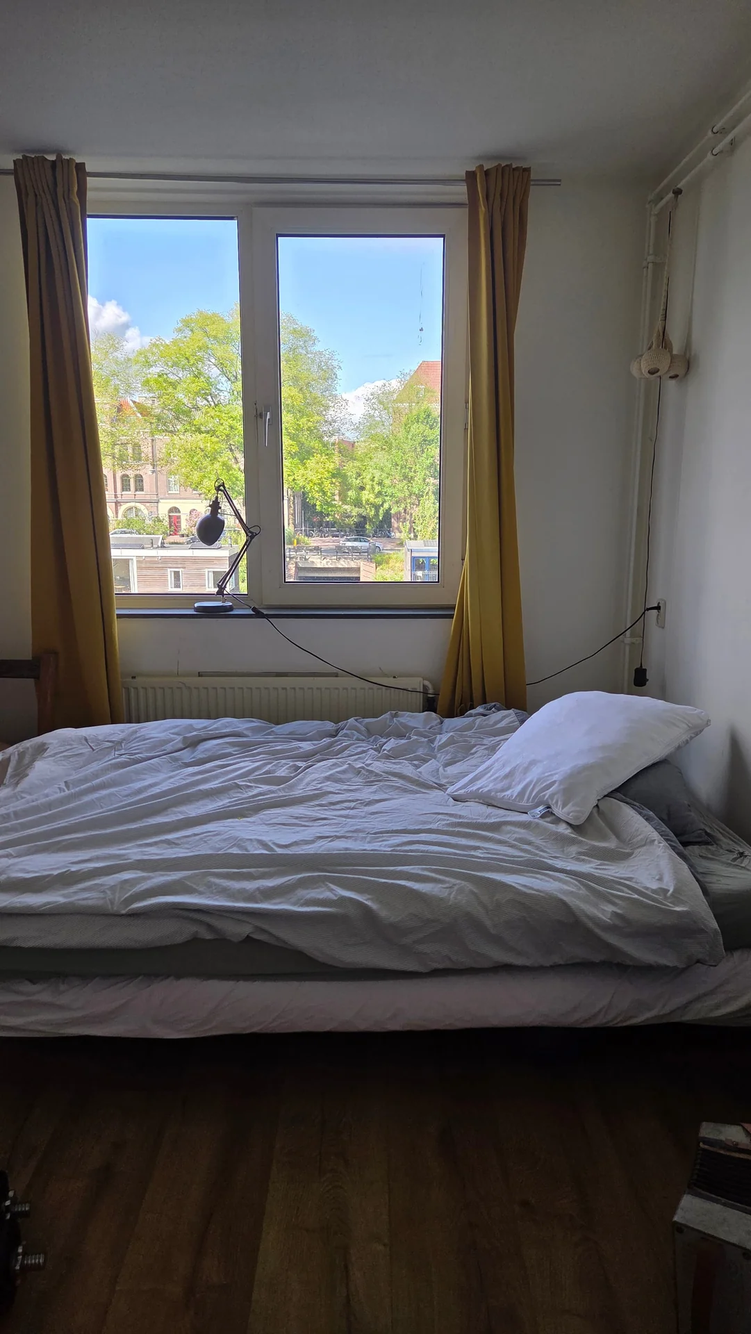 geblurde versie van de foto als achtergrond