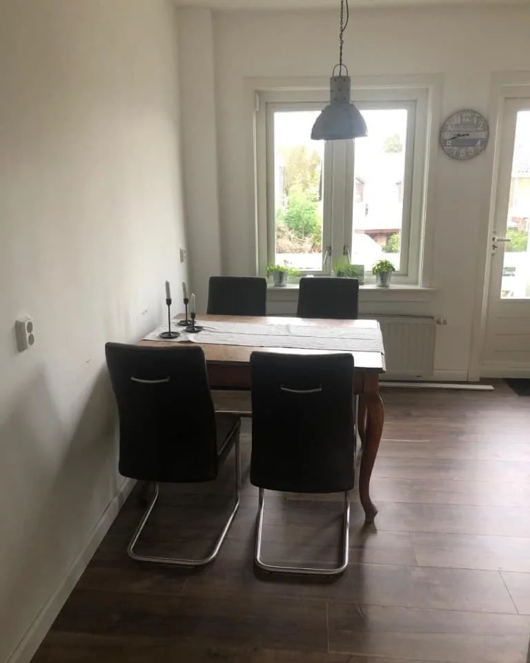 geblurde versie van de foto als achtergrond
