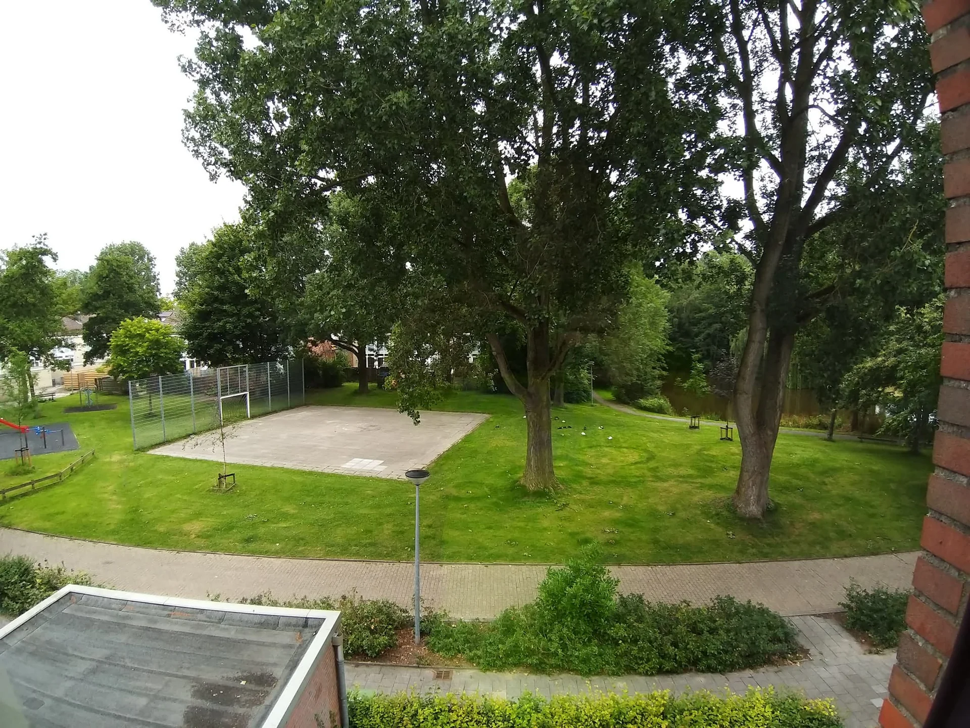 geblurde versie van de foto als achtergrond