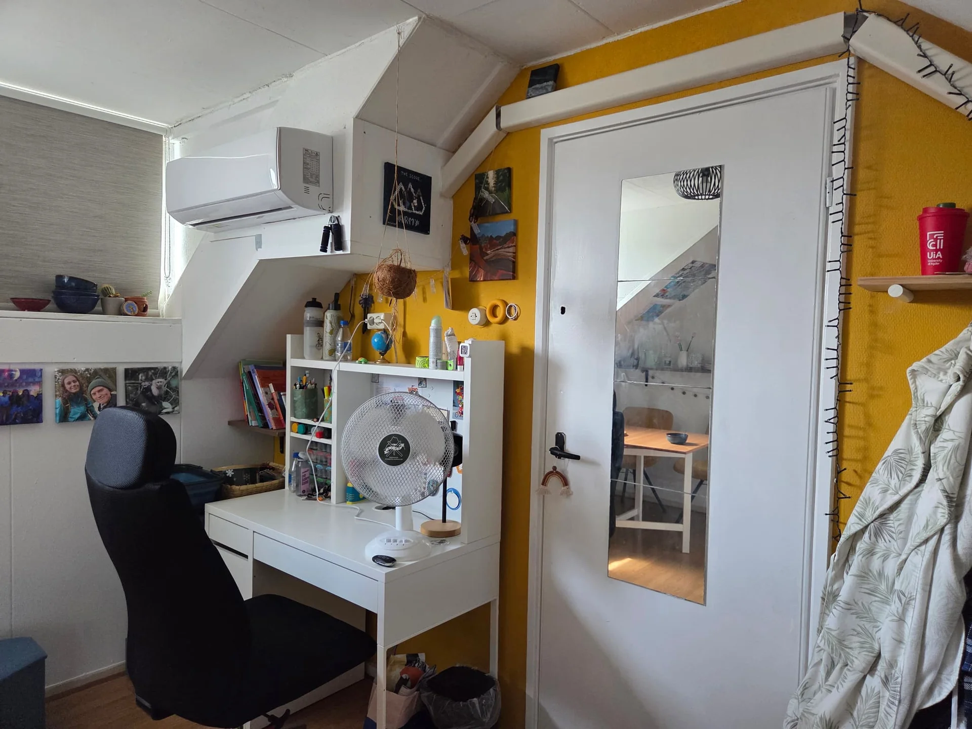 geblurde versie van de foto als achtergrond