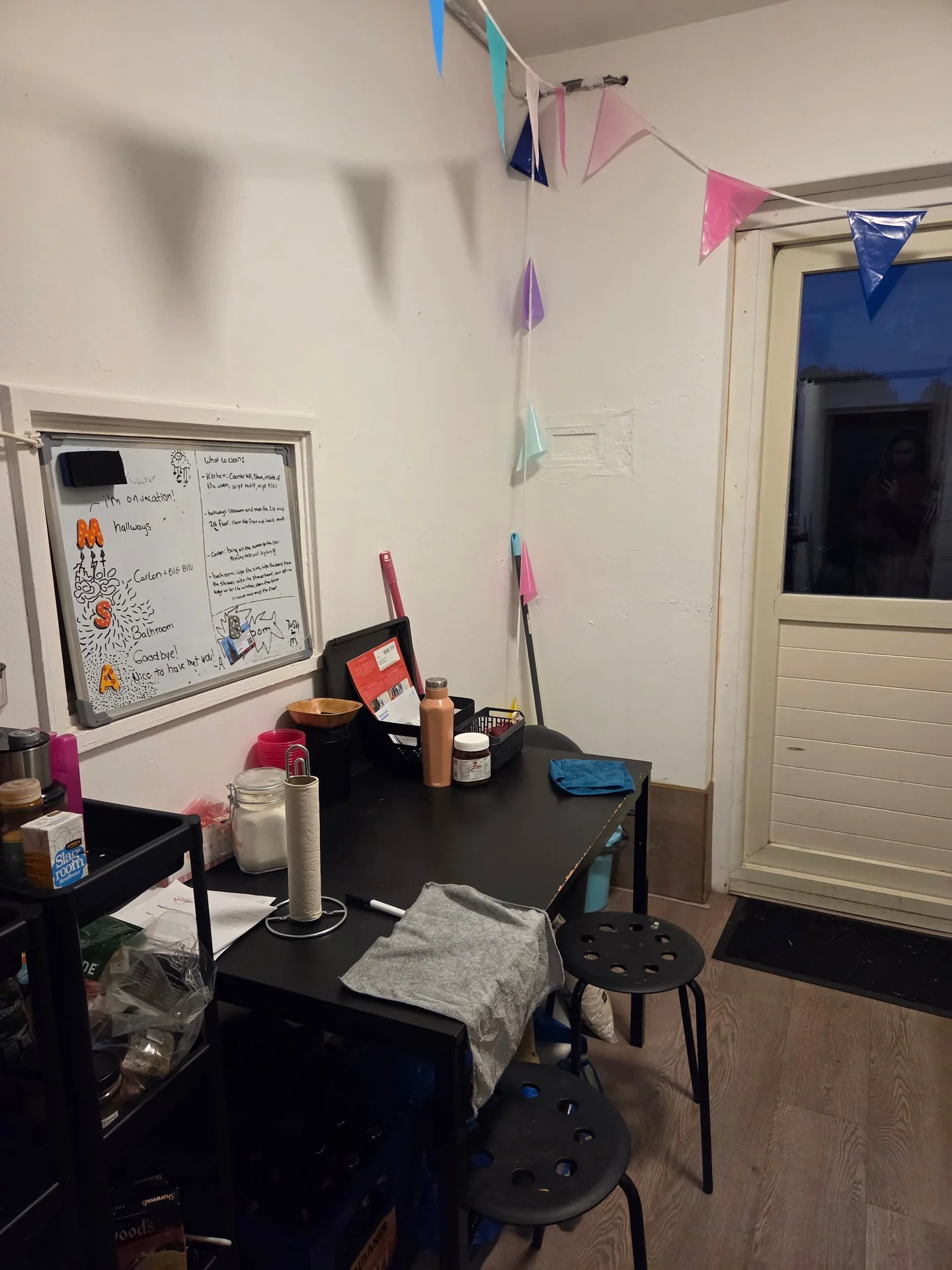 geblurde versie van de foto als achtergrond