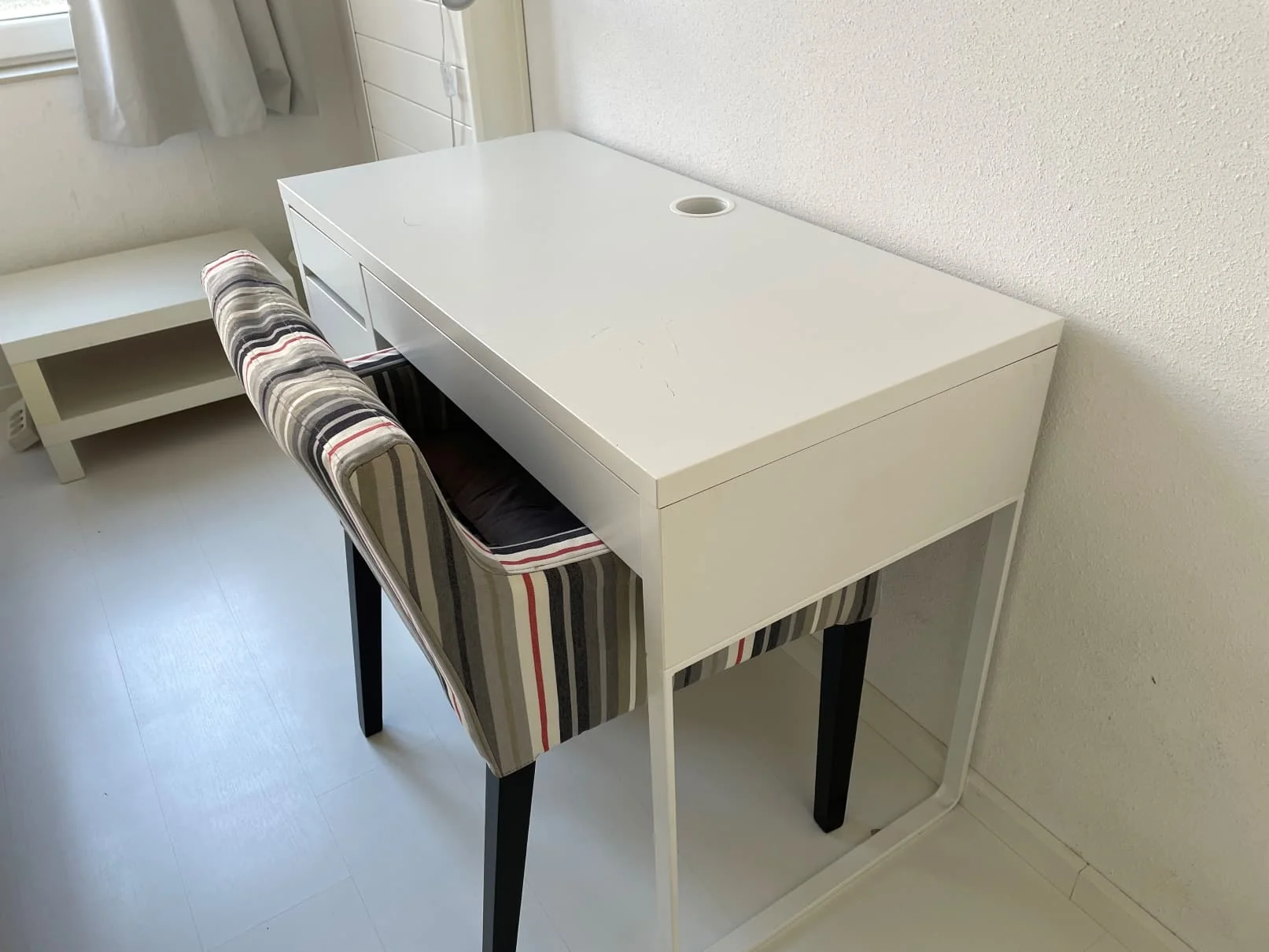geblurde versie van de foto als achtergrond