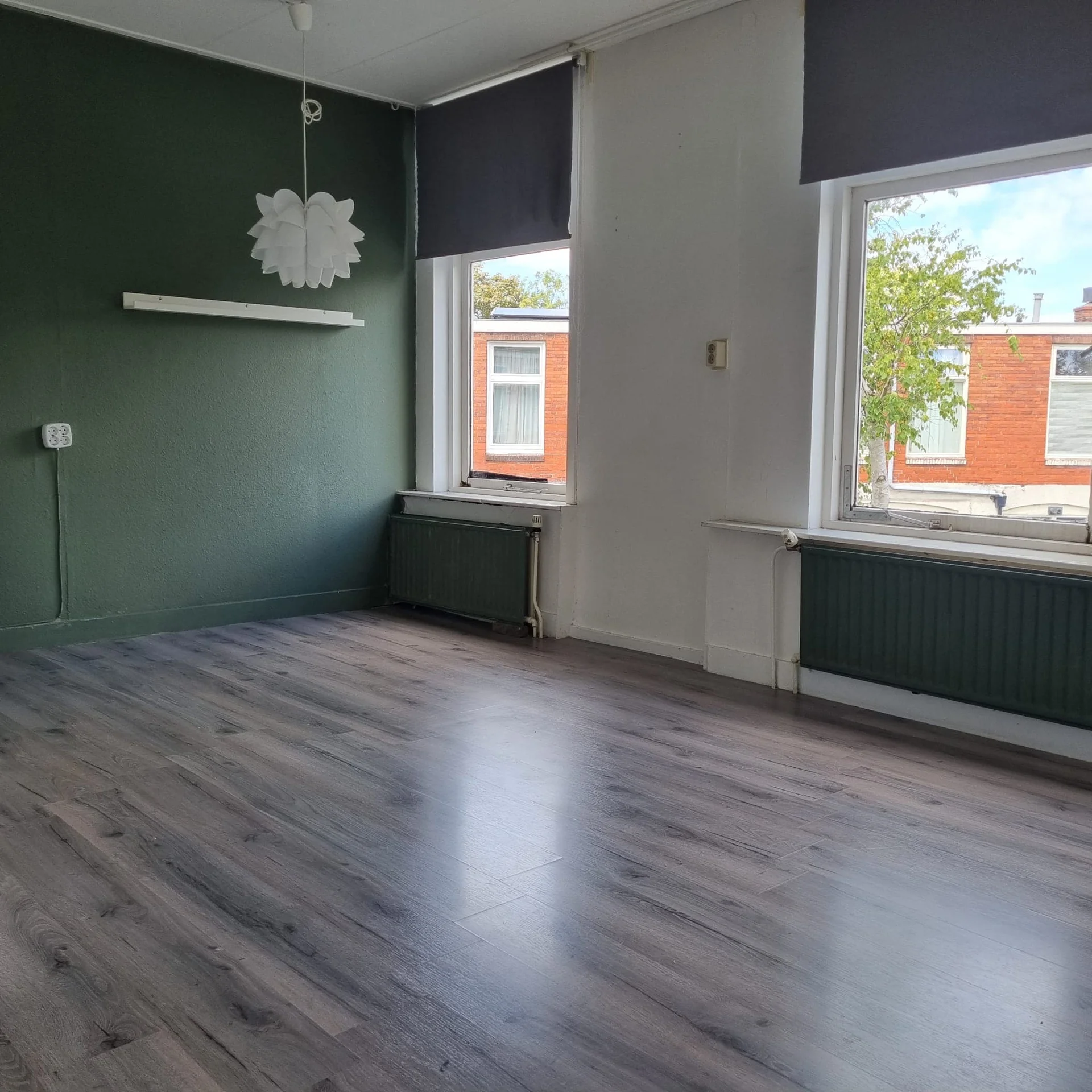 geblurde versie van de foto als achtergrond