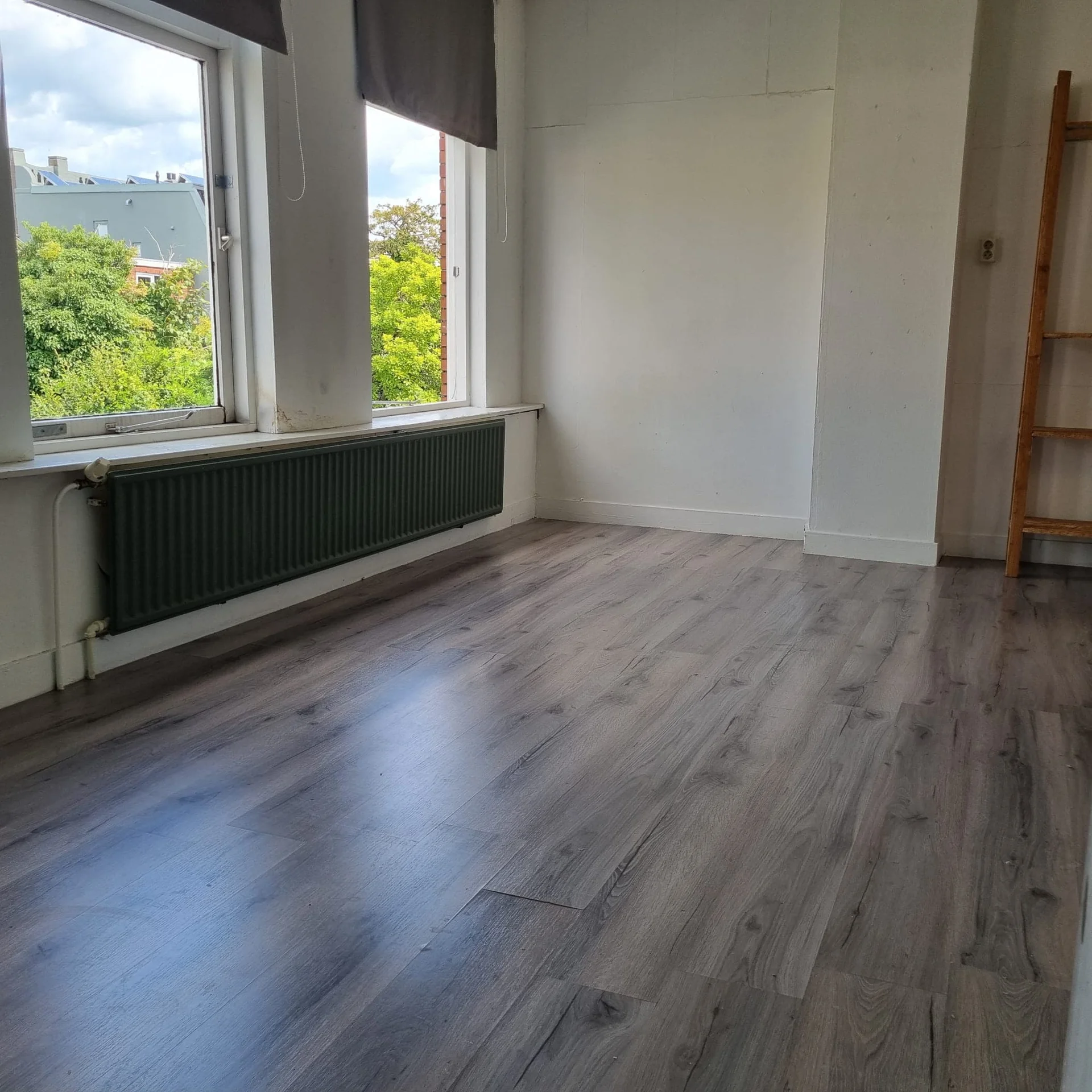 geblurde versie van de foto als achtergrond