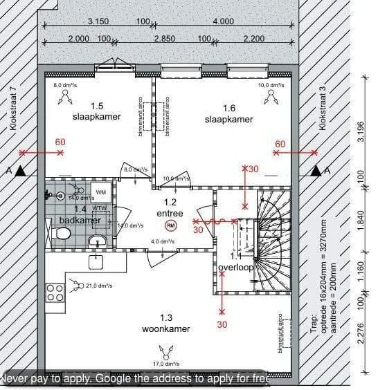 Foto van de Appartement gelegen aan de Klokstraat in Goes