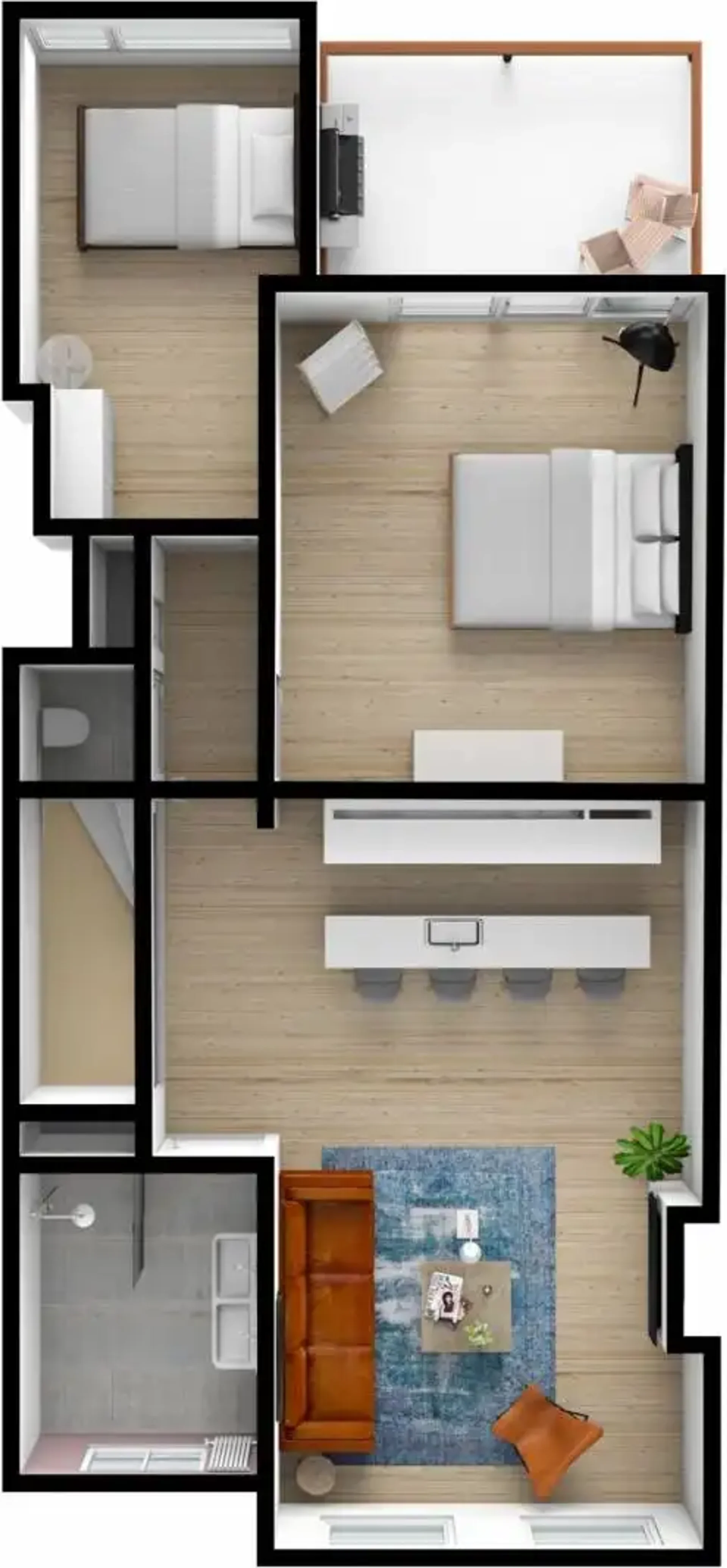 Foto van de Appartement gelegen aan de van Slingelandtstraat in Den Haag