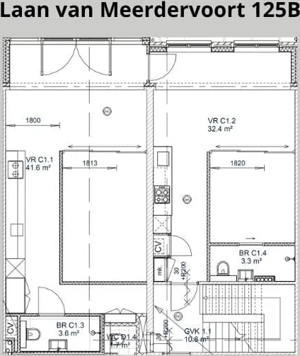 Foto van de Appartement gelegen aan de Laan van Meerdervoort in Den Haag