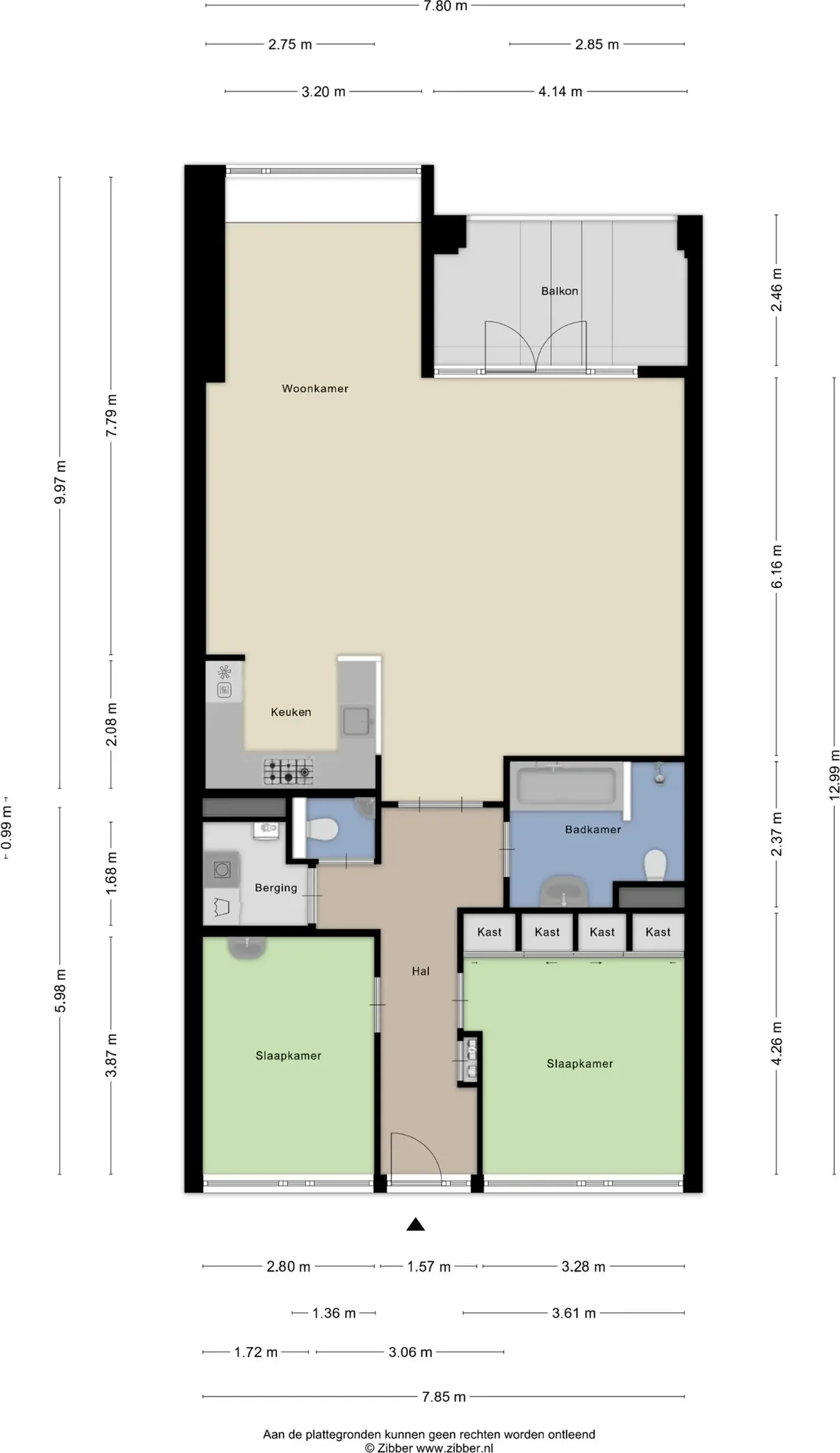 Foto van de Appartement gelegen aan de Hoofdweg in Nieuw-Vennep