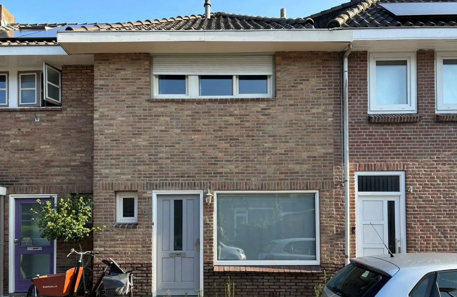 geblurde versie van de foto als achtergrond