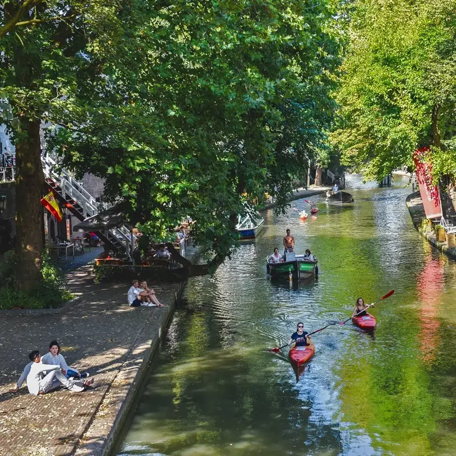 Foto van de Appartement gelegen aan de Oudegracht in Utrecht