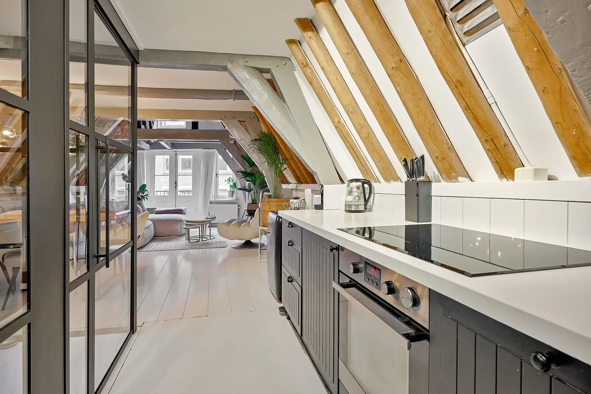 Foto van de Appartement gelegen aan de Beursstraat in Amsterdam