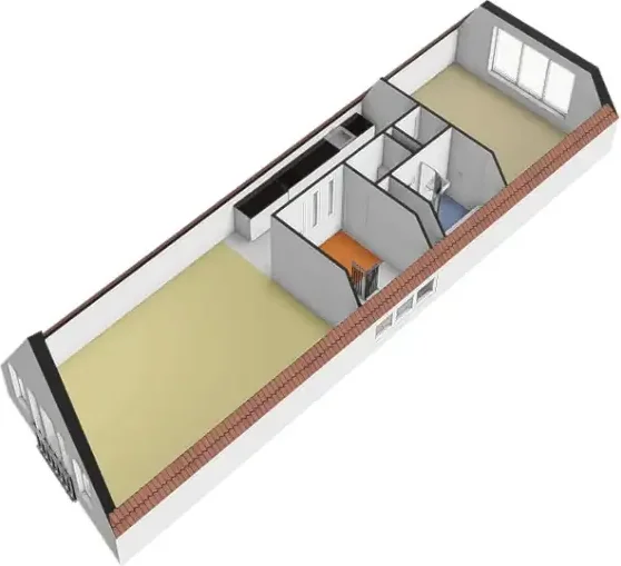 Foto van de Appartement gelegen aan de Beursstraat in Amsterdam