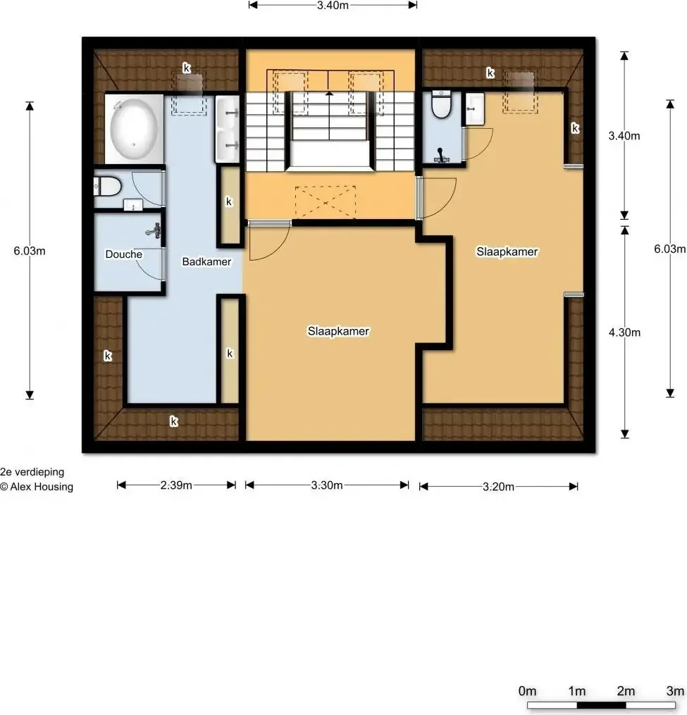 Foto van de Appartement gelegen aan de Van Diemenstraat in Den Haag