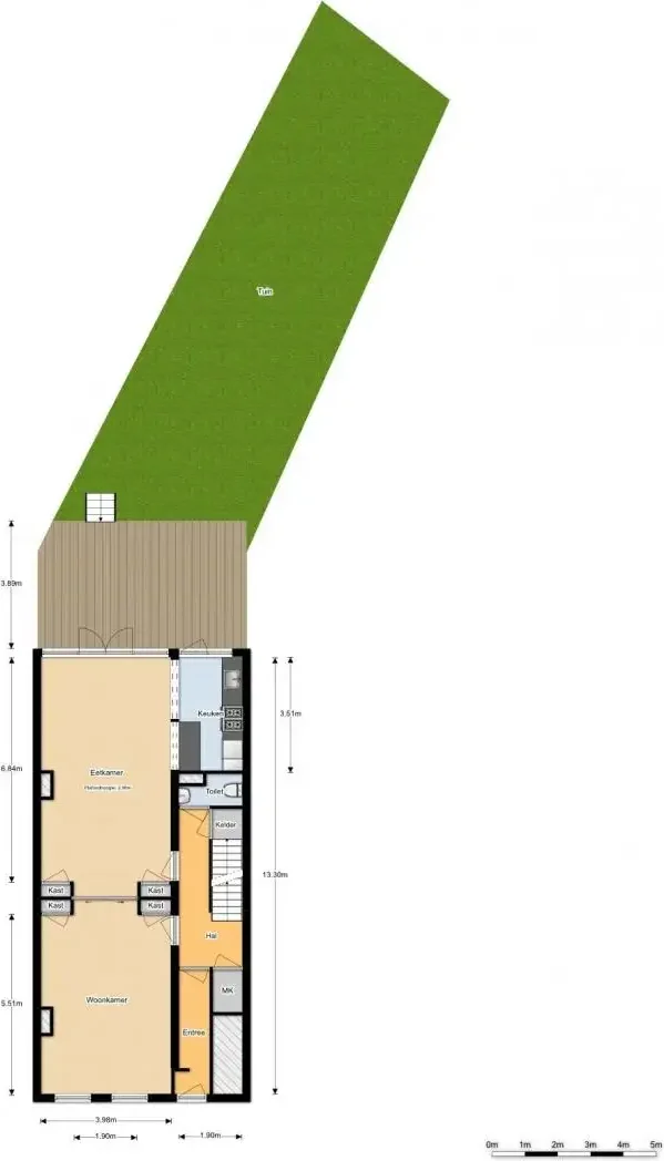 Foto van de Appartement gelegen aan de Graaf Florisstraat in Rotterdam